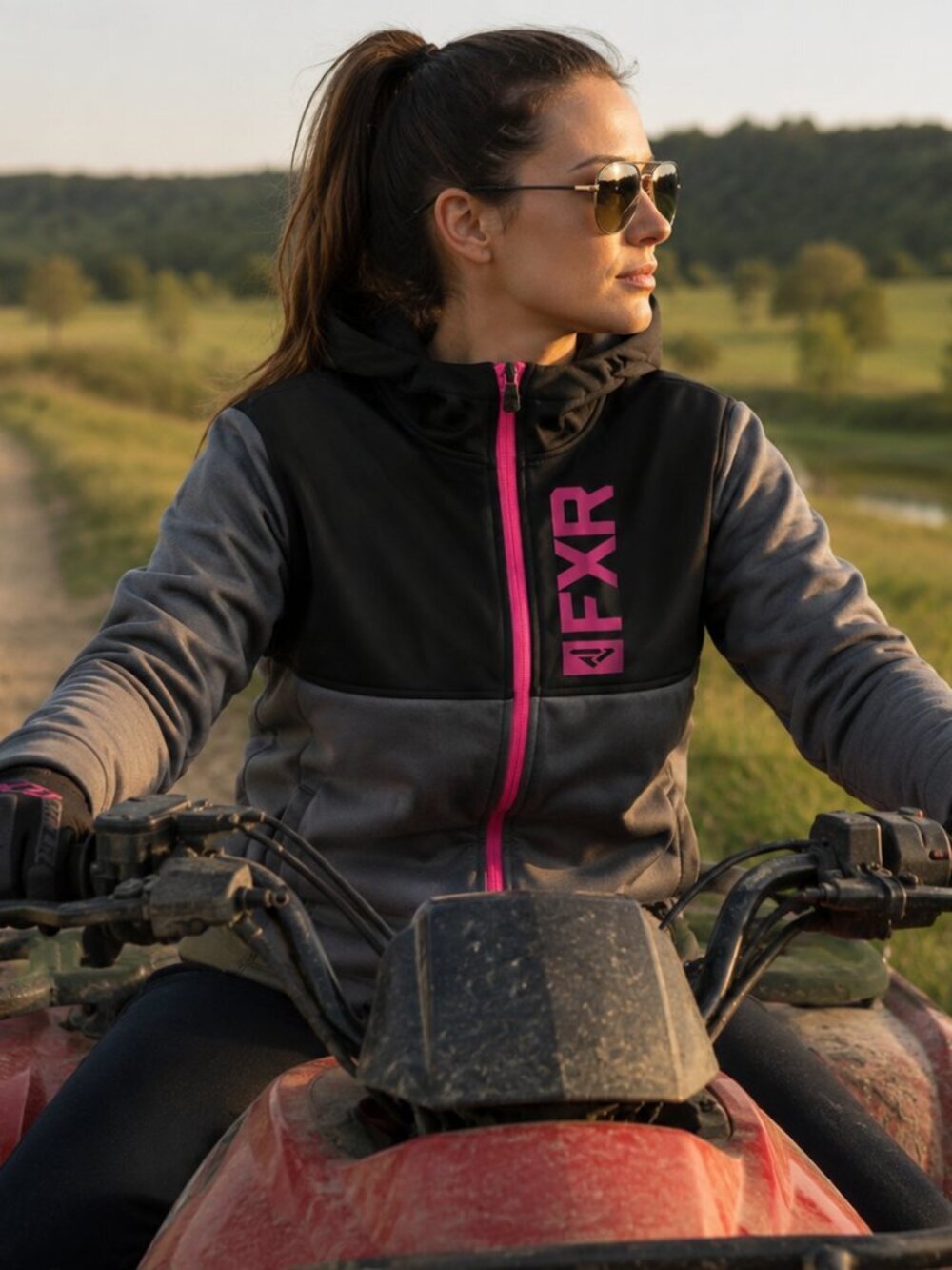 Ladies FXR Racing Zip-Up Jacket (XL)